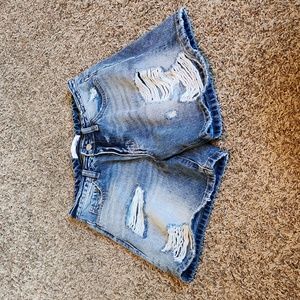 Vervet Los Angeles Distressed Denim Shorts